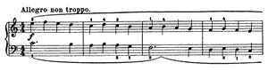 Piano Piece  opus 76 no 10 C Major by Carl Heinrich D�ring piano sheet music