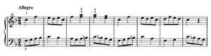 Gavotte by Johann Ladislaus Dussek Gavotte F Major by Johann Ladislaus Dussek piano sheet music