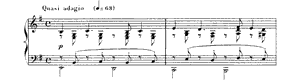 Nocturne 10  opus 99 E Minor by Gabriel Faur� piano sheet music