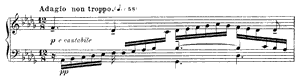 Nocturne 8  opus 84 no 8 D-flat Major by Gabriel Faur� piano sheet music