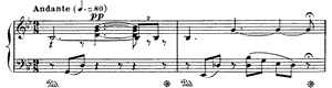 Prelude  opus 103 no 3 G Minor by Gabriel Faur� piano sheet music