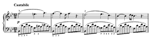 Nocturne  no 5 B-flat Major by John Field piano sheet music
