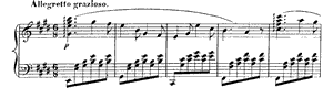 Allegretto grazioso by Fanny Mendelssohn-Hensel Allegretto grazioso opus 2 no 3 E Major by Fanny Mendelssohn-Hensel piano sheet music