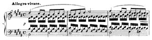 Allegro vivace by Fanny Mendelssohn-Hensel Allegro vivace opus 6 no 2 B Major by Fanny Mendelssohn-Hensel piano sheet music