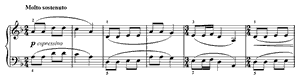 Song from the Cruese  no 16 D Minor by C�sar Franck piano sheet music