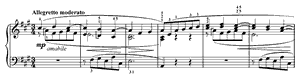 Allegretto moderato  A Major by C�sar Franck piano sheet music
