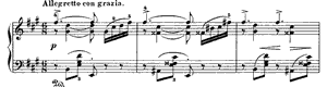Salon by Edvard Grieg Salon opus 65 no 4 A Major by Edvard Grieg piano sheet music