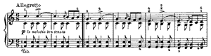 Melodie  opus 47 no 3 A Minor by Edvard Grieg piano sheet music