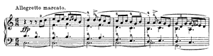 Norwegian March  opus 54 no 2 C Major by Edvard Grieg piano sheet music