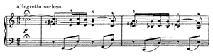 Illusion  opus 57 no 3 A Minor by Edvard Grieg piano sheet music