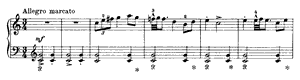 Folk Dance  opus 17 no 1 C Major by Edvard Grieg piano sheet music