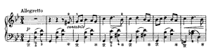 The Pig by Edvard Grieg The Pig opus 17 no 8 G Minor by Edvard Grieg piano sheet music