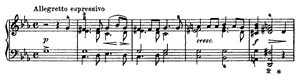 Heart's Wounds  opus 34 no 1 C Minor by Edvard Grieg piano sheet music