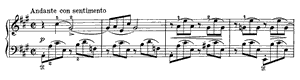 Humoresque  opus 6 no 4 G Minor by Edvard Grieg piano sheet music