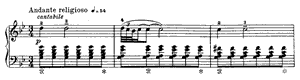 Air  opus 40 no 4 G Minor by Edvard Grieg piano sheet music