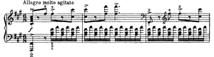 Peer Gynt's Return Home  opus 55 no 3 F-sharp Minor by Edvard Grieg piano sheet music