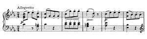 La Roxelane - Air with Variations  Hob 1 no 63 C Minor by Joseph Haydn piano sheet music