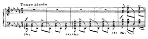 Hungarian Rhapsody  no 6 D-flat Major by Franz Liszt piano sheet music