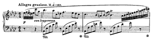 Etude in 12 Exercises  opus 1 no 9 A-flat Major by Franz Liszt piano sheet music