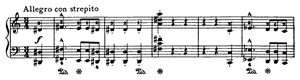 Valse - Caprice  no 6 A Minor by Franz Liszt piano sheet music