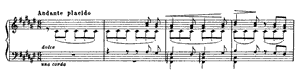 Andante placido by Franz Liszt Andante placido no 3 n/a by Franz Liszt piano sheet music