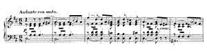 Andante con moto by Felix Mendelssohn Andante con moto opus 72 no 4 D Major by Felix Mendelssohn piano sheet music