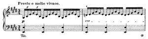 The Poet's Harp  opus 38 no 3 E Major by Felix Mendelssohn piano sheet music
