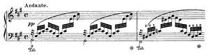 Hope  opus 38 no 4 A Major by Felix Mendelssohn piano sheet music