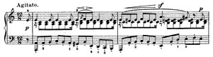 Passion  opus 38 no 5 A Minor by Felix Mendelssohn piano sheet music