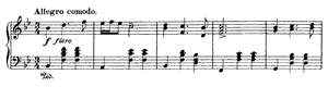 Spanish Dance  opus 12 no 4 B-flat Major by Moritz Moszkowski piano sheet music