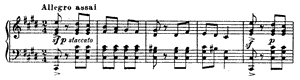 Scherzo - First Version by Modest Petrovich Mussorgsky Scherzo - First Version C-sharp Minor by Modest Petrovich Mussorgsky piano sheet music