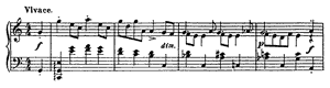 Rigaudon by Sergey Prokofiev Rigaudon opus 12 no 3 C Major by Sergey Prokofiev piano sheet music