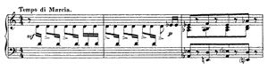 March - from the Opera The Love for Three Oranges  opus 33 n/a by Sergey Prokofiev piano sheet music
