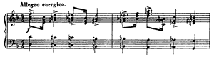 March  opus 3 no 3 F Major by Sergey Prokofiev piano sheet music