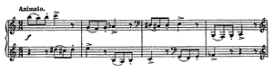 Vision Fugitive by Sergey Prokofiev Vision Fugitive opus 22 no 4 n/a by Sergey Prokofiev piano sheet music