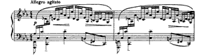 Etude-Tableau: Allegro Agitato  opus 39 no 1 C Minor by Sergey Rachmaninoff piano sheet music