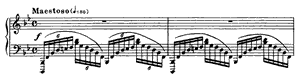 Prelude  opus 23 no 2 B-flat Major by Sergey Rachmaninoff piano sheet music