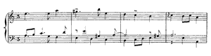 First Sarabande  no 6 A Minor by Jean Philippe Rameau piano sheet music