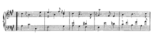 Second Sarabande  no 7 A Minor by Jean Philippe Rameau piano sheet music