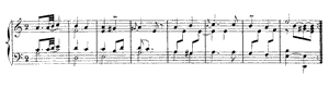 Gavotte with Six Variations  no 7 A Minor by Jean Philippe Rameau piano sheet music