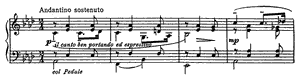 Romance by Nikolay Rimsky-Korsakov Romance opus 15 no 2 A-flat Major by Nikolay Rimsky-Korsakov piano sheet music