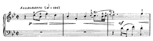 Sonata  K 550 B-flat Major by Domenico Scarlatti piano sheet music