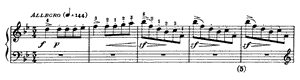 Sonata by Domenico Scarlatti Sonata K 551 B-flat Major by Domenico Scarlatti piano sheet music