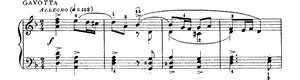 Sonata (Gavotte)  K 64 D Minor by Domenico Scarlatti piano sheet music