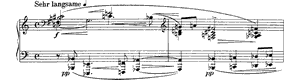 Piano Piece  opus 19 no 3 n/a by Arnold Schoenberg piano sheet music