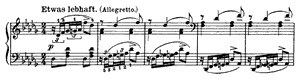 Die Forelle - solo piano version  opus 32 D-flat Major by Franz Schubert piano sheet music