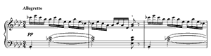 Impromptu  opus 90 no 4 A-flat Major by Franz Schubert piano sheet music