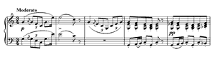Moment Musical  opus 94 no 1 C Major by Franz Schubert piano sheet music