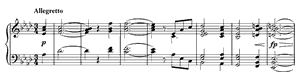 Moment Musical  opus 94 no 6 A-flat Major by Franz Schubert piano sheet music