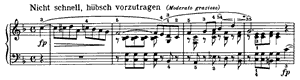 Nicht schnell, hübsch vorzutragen by Robert Schumann Nicht schnell, hübsch vorzutragen opus 68 no 26 F Major by Robert Schumann piano sheet music